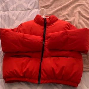 Red Puffer Jacket